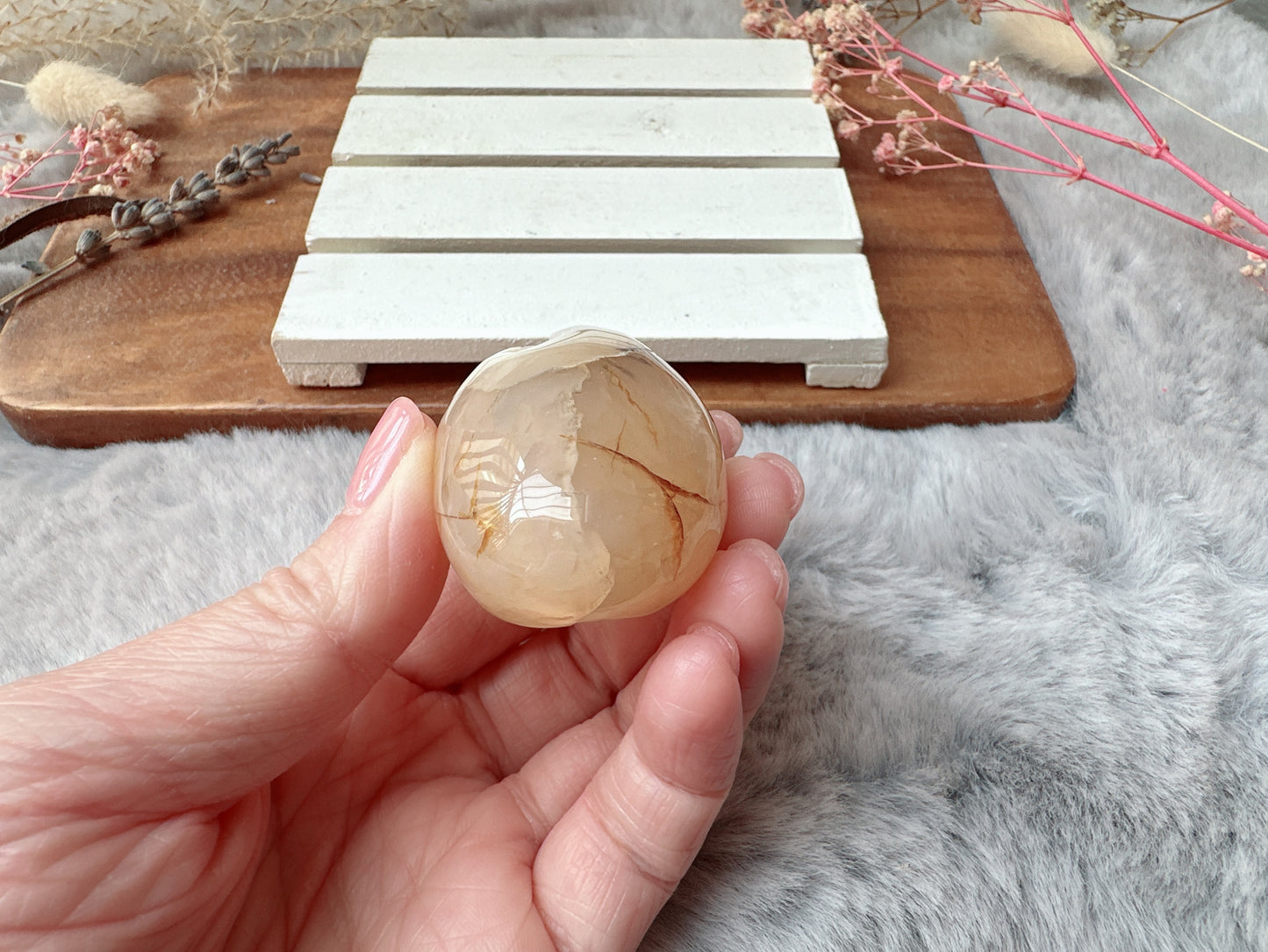 Small Agate Druzy Egg