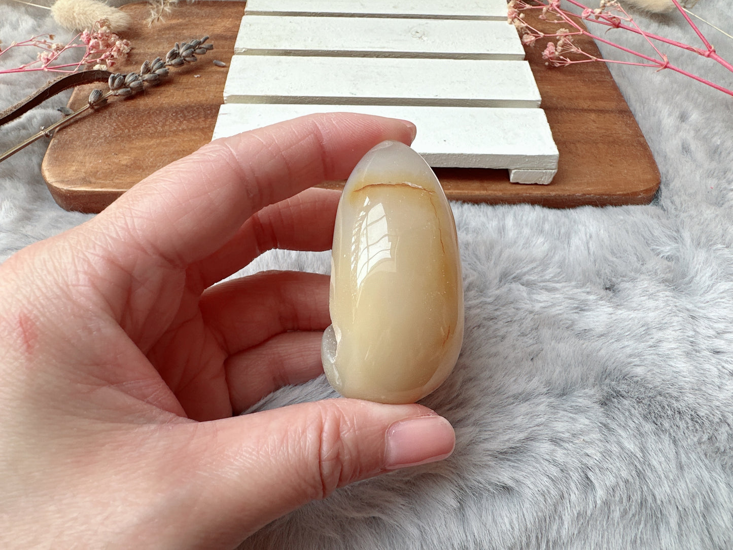 Small Agate Druzy Egg