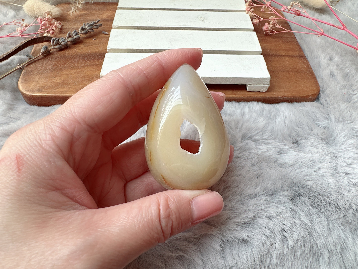 Small Agate Druzy Egg