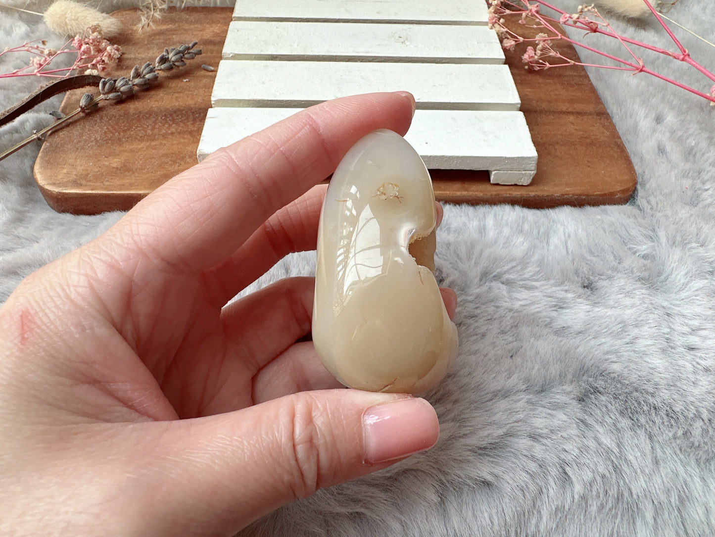 Small Agate Druzy Egg