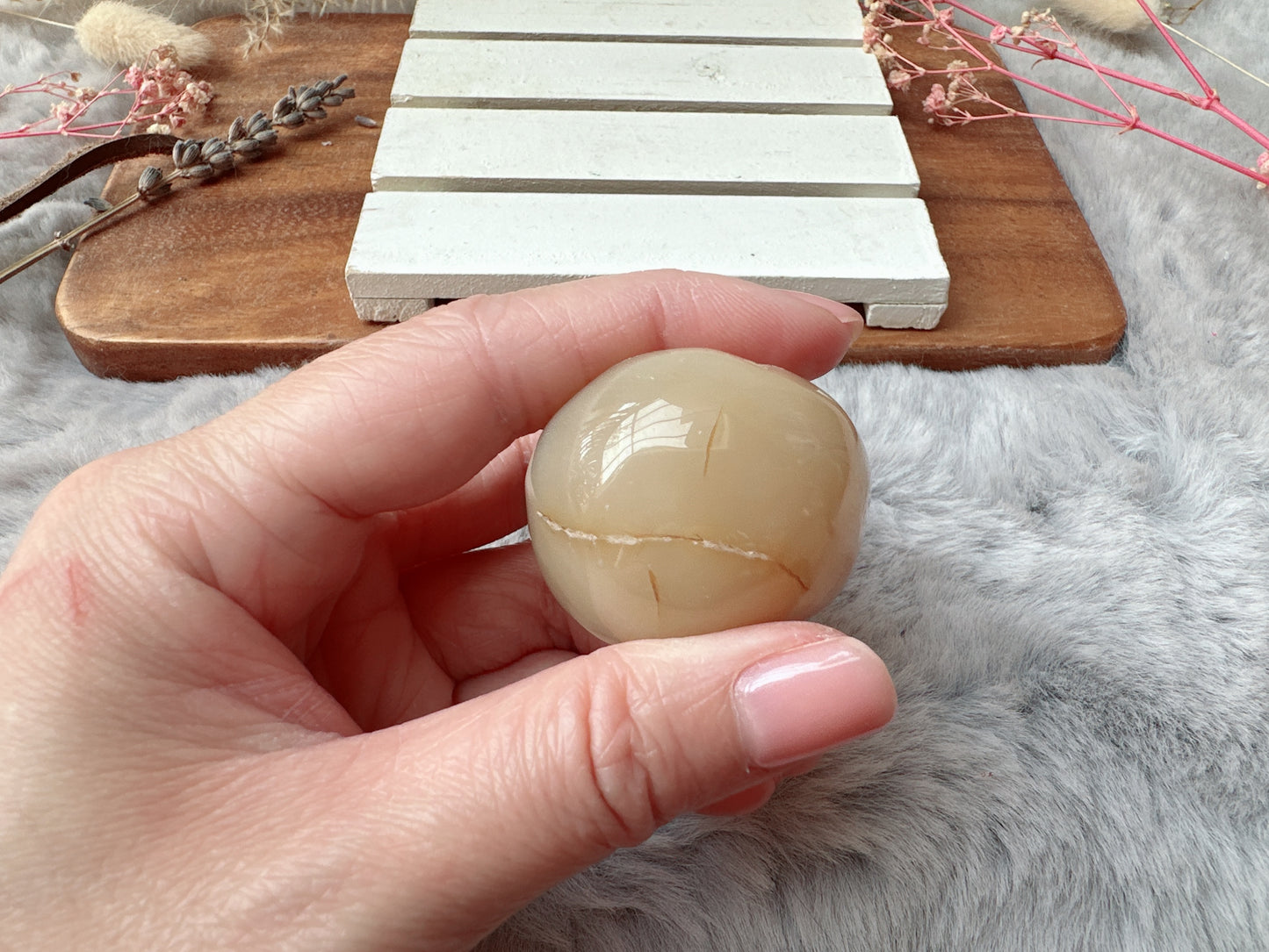 Small Agate Druzy Egg