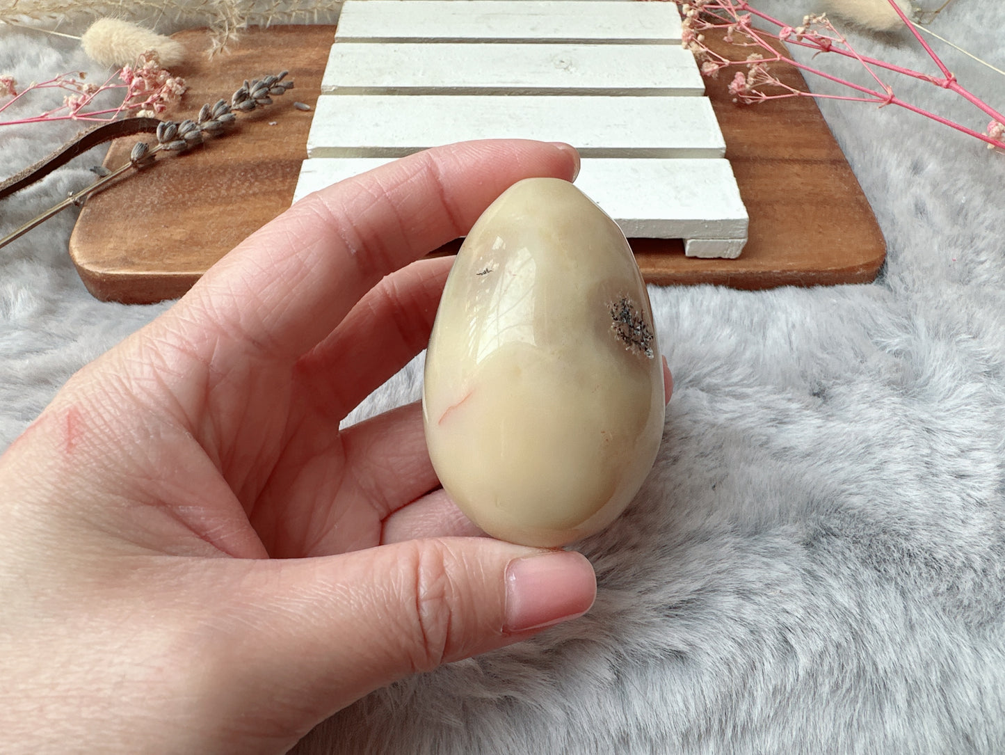 Small Agate Druzy Egg