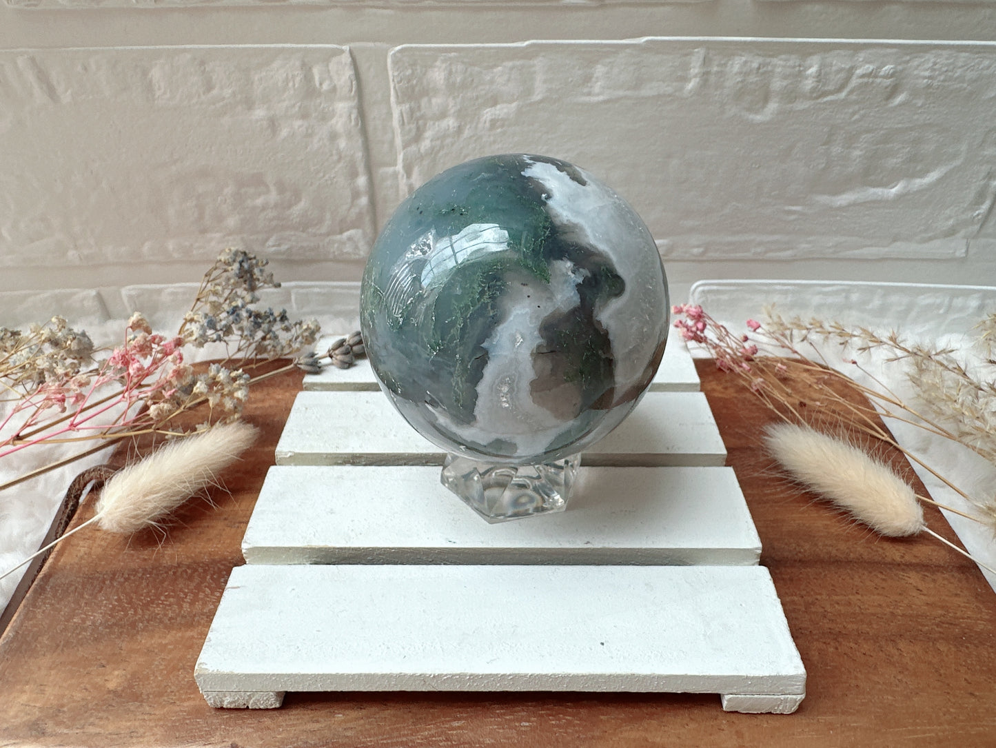 Moss Agate Sphere