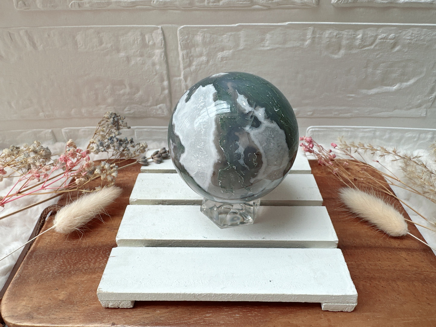 Moss Agate Sphere