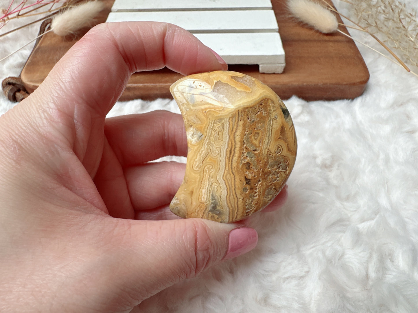Crazy Lace Agate Moon