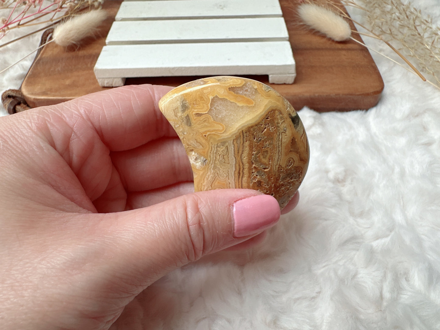 Crazy Lace Agate Moon
