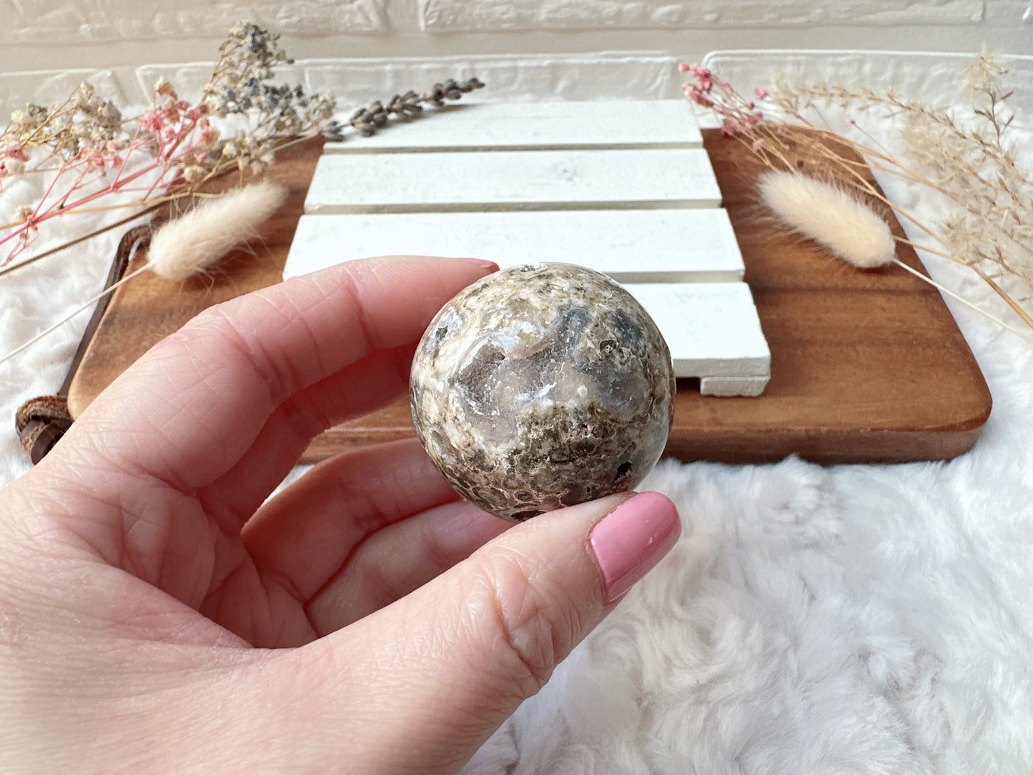 Small King Cobra Jasper Sphere
