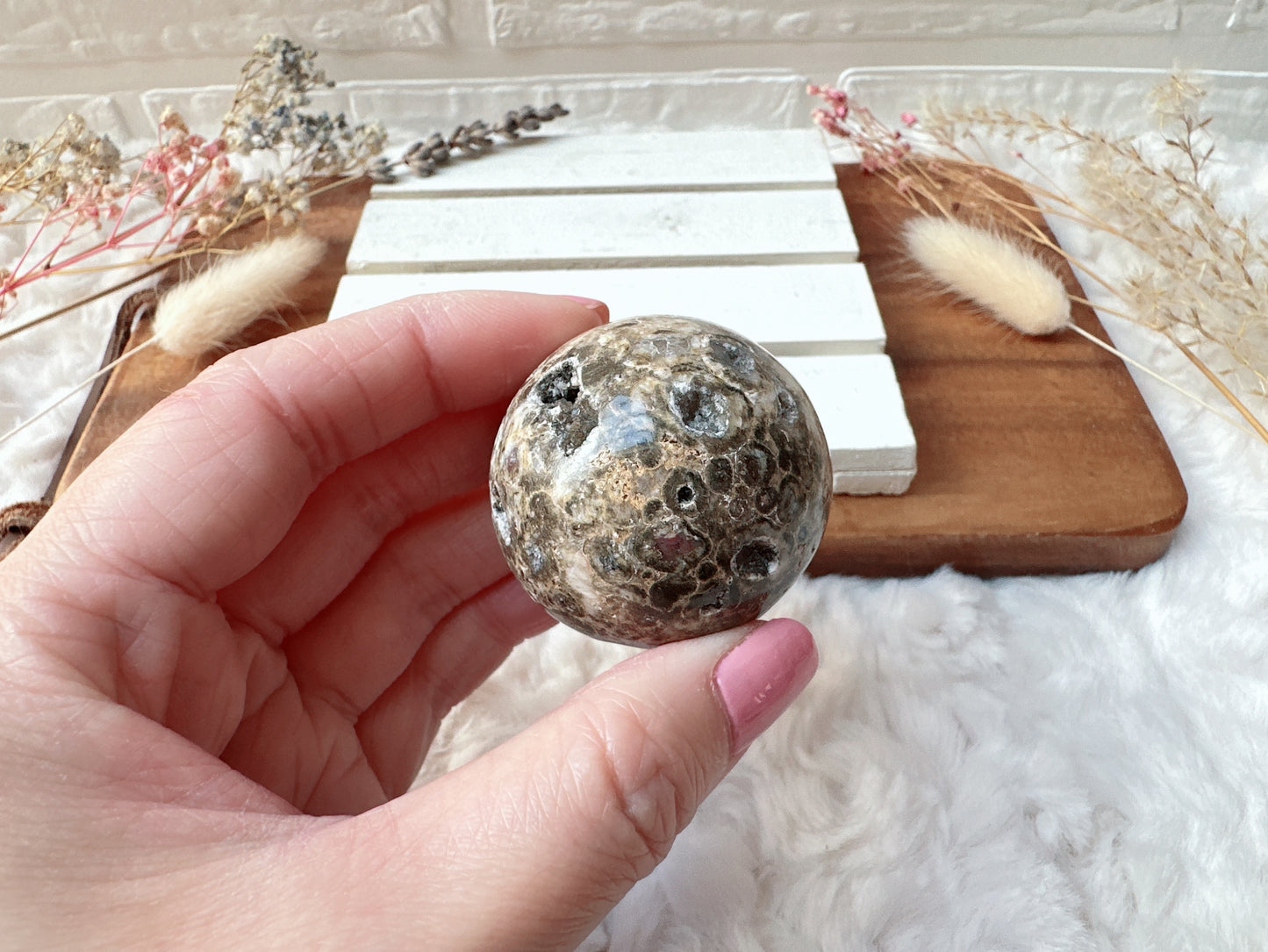 Small King Cobra Jasper Sphere