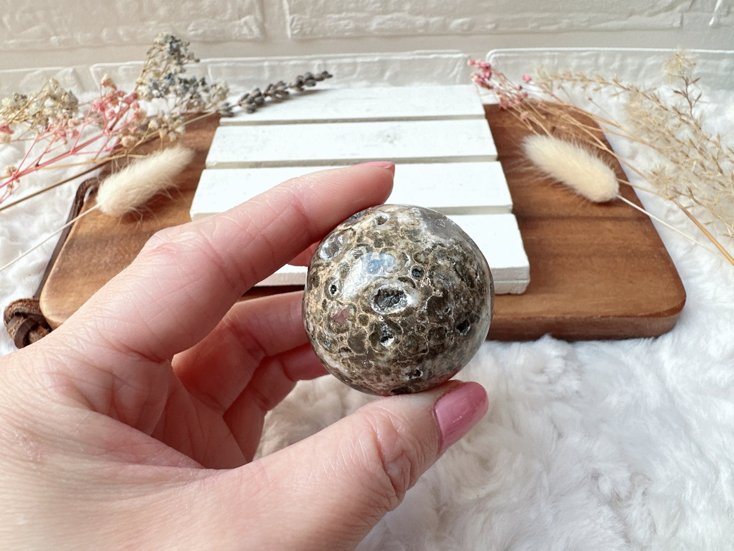 Small King Cobra Jasper Sphere