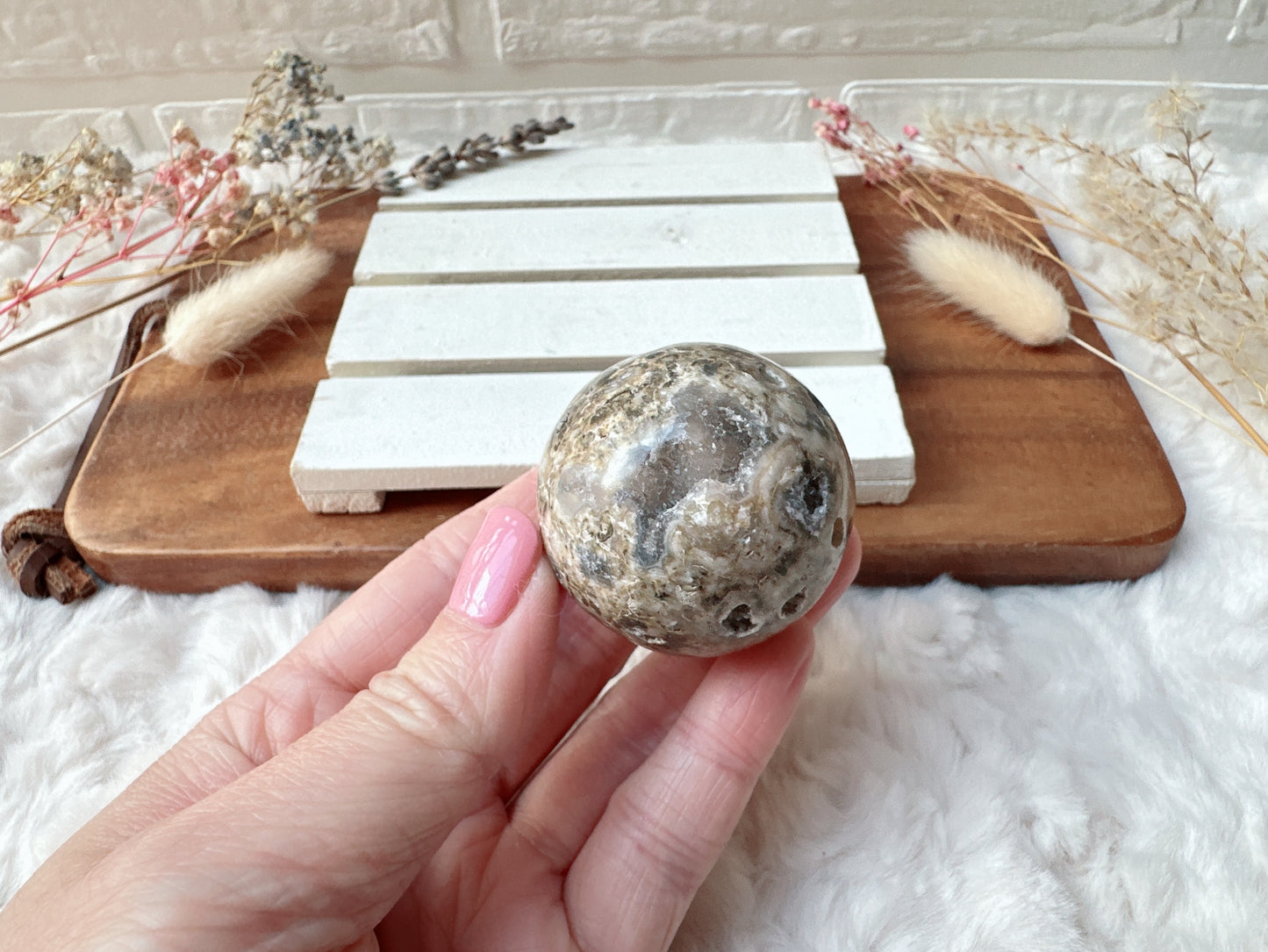 Small King Cobra Jasper Sphere