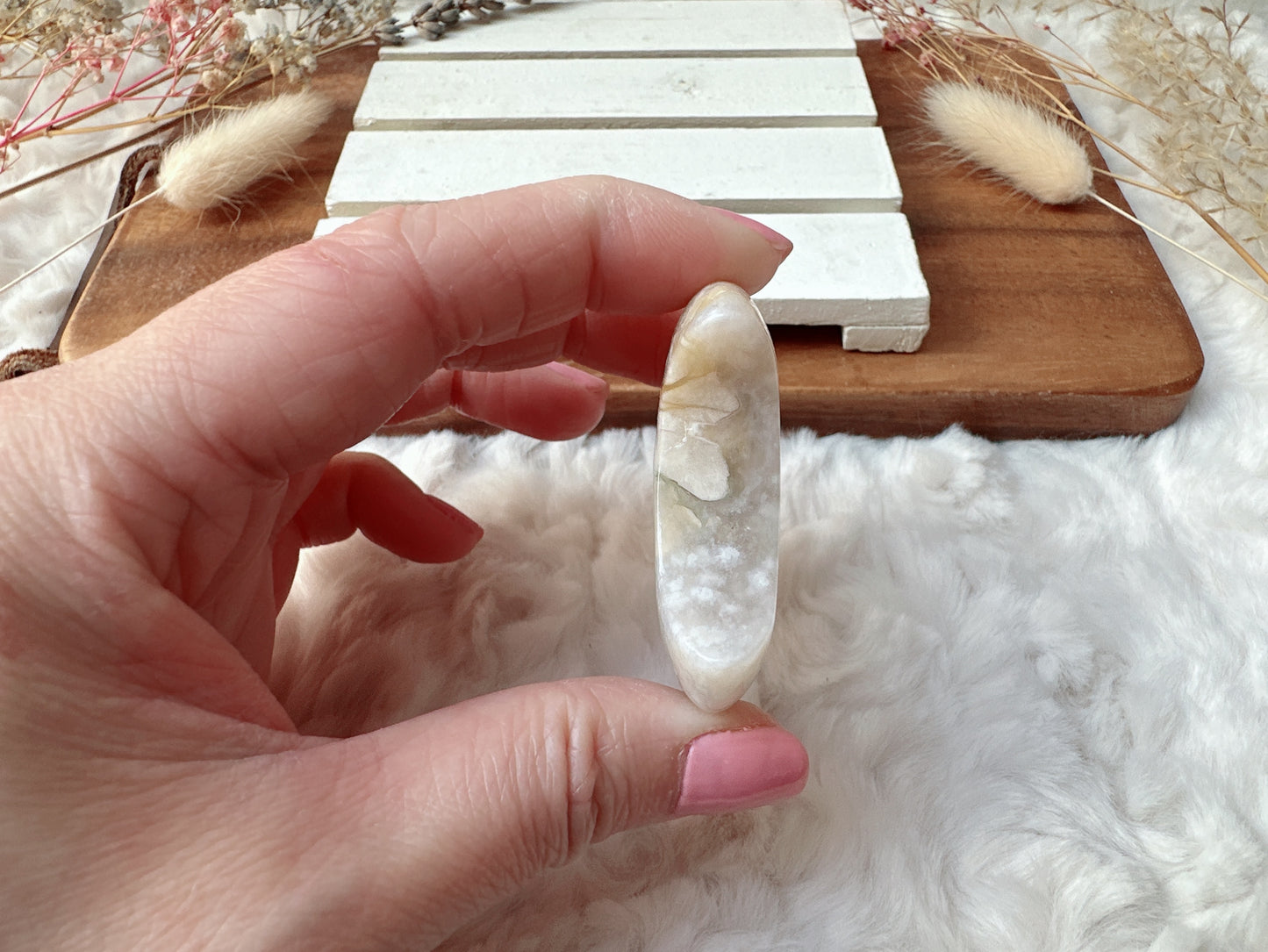 Flower Agate Moon
