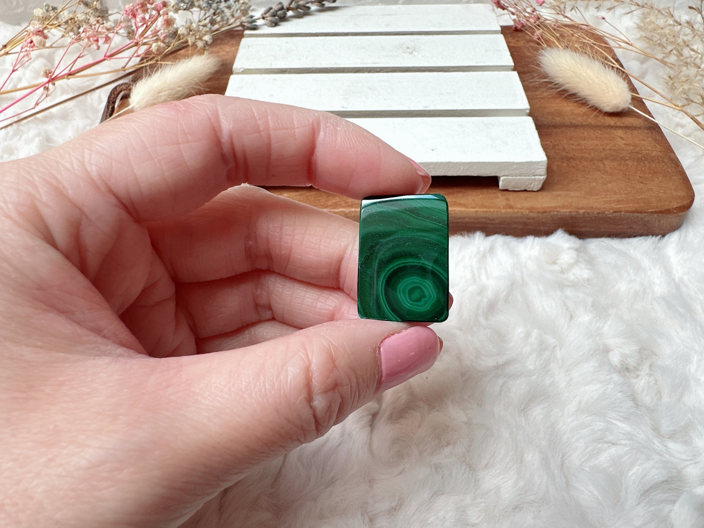 Mini Malachite Cabochon