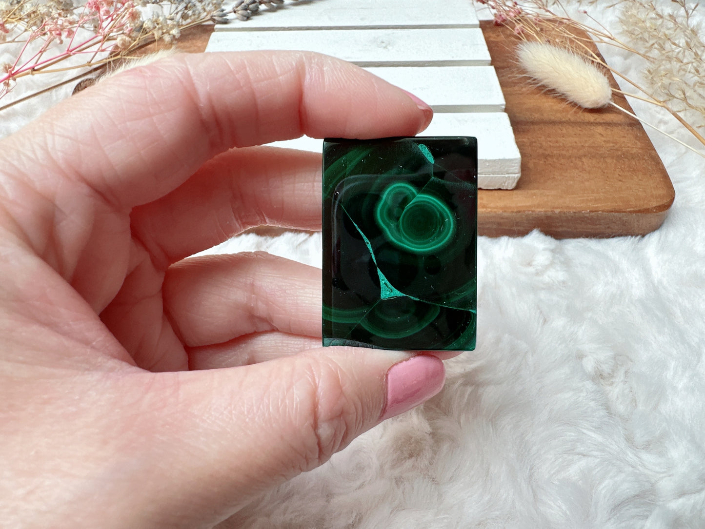 Small Malachite Cabochon