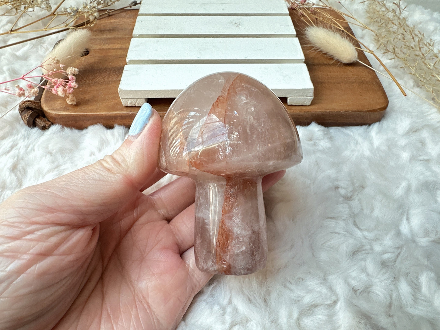Hematoid Quartz Mushroom