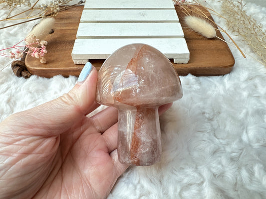 Hematoid Quartz Mushroom