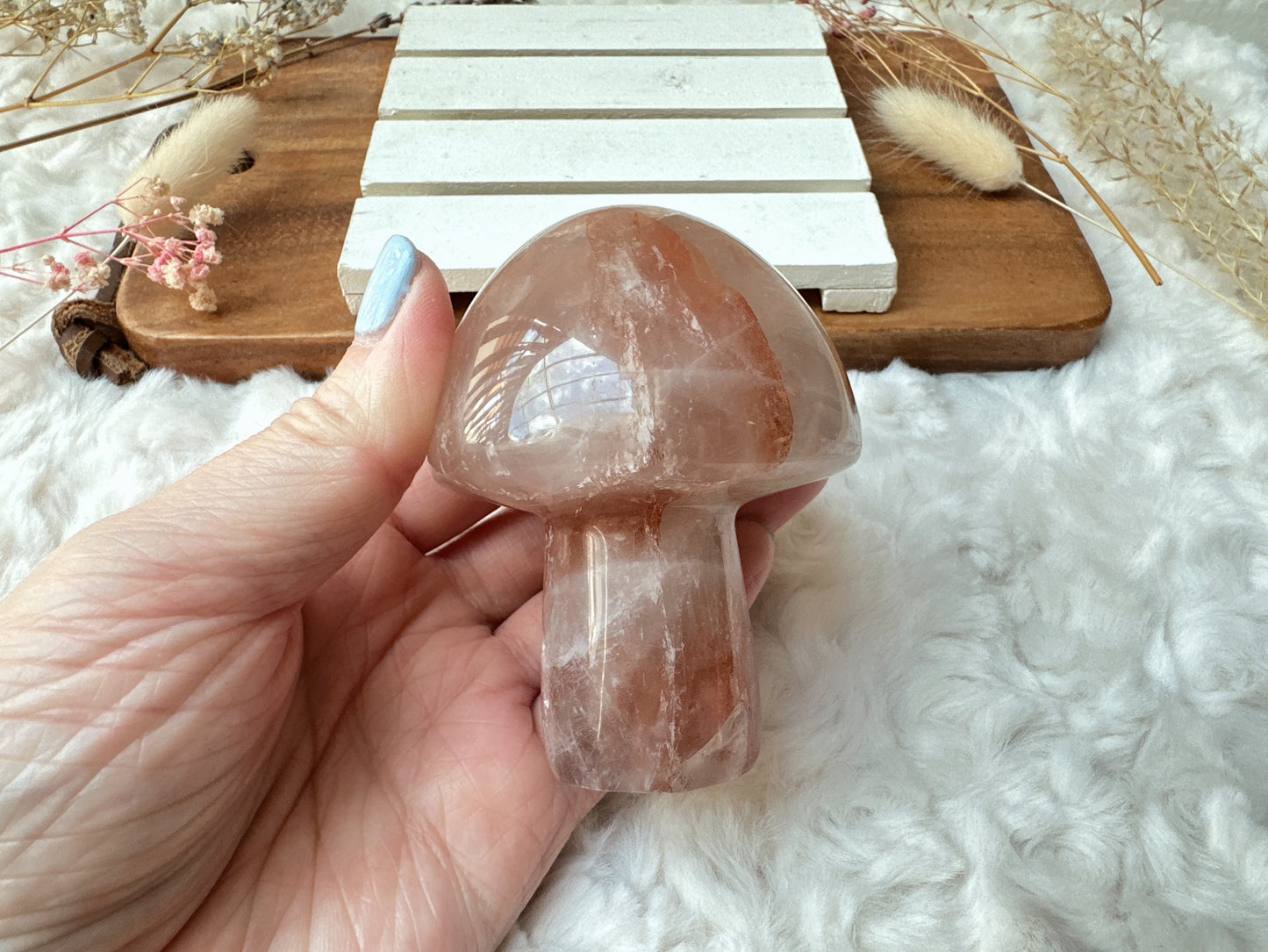 Hematoid Quartz Mushroom