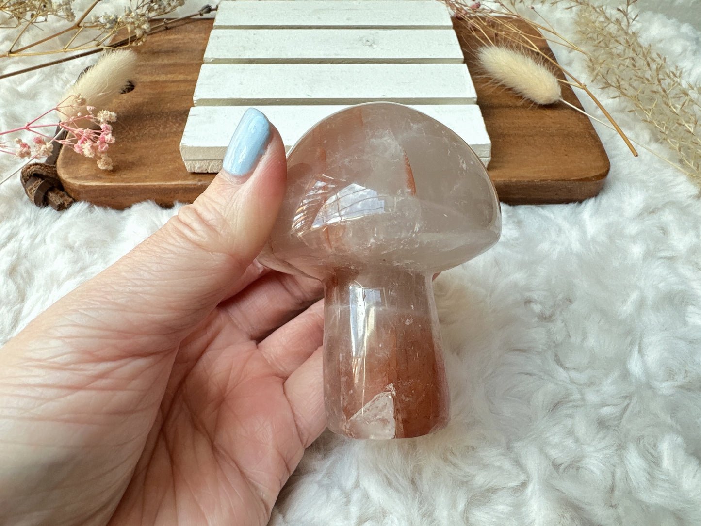 Hematoid Quartz Mushroom