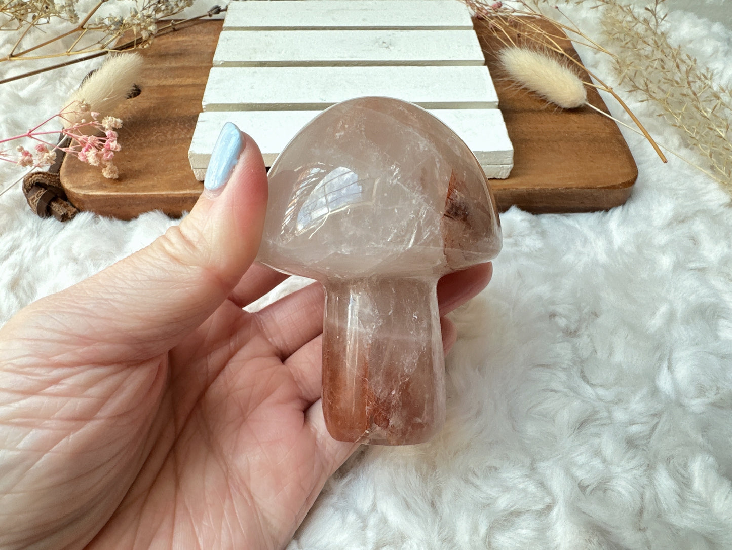 Hematoid Quartz Mushroom