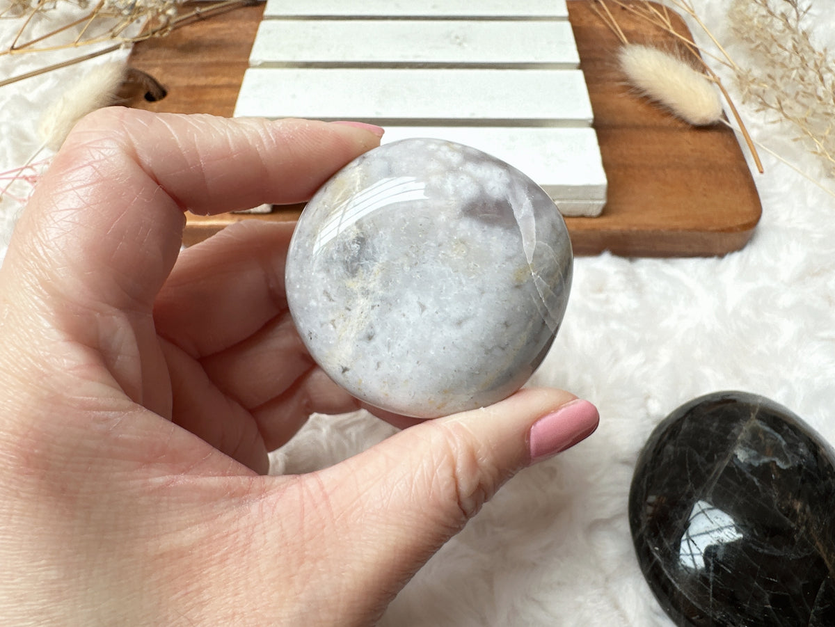 Set of 3 Crystal Palm Stones Bundle (Imperfect)