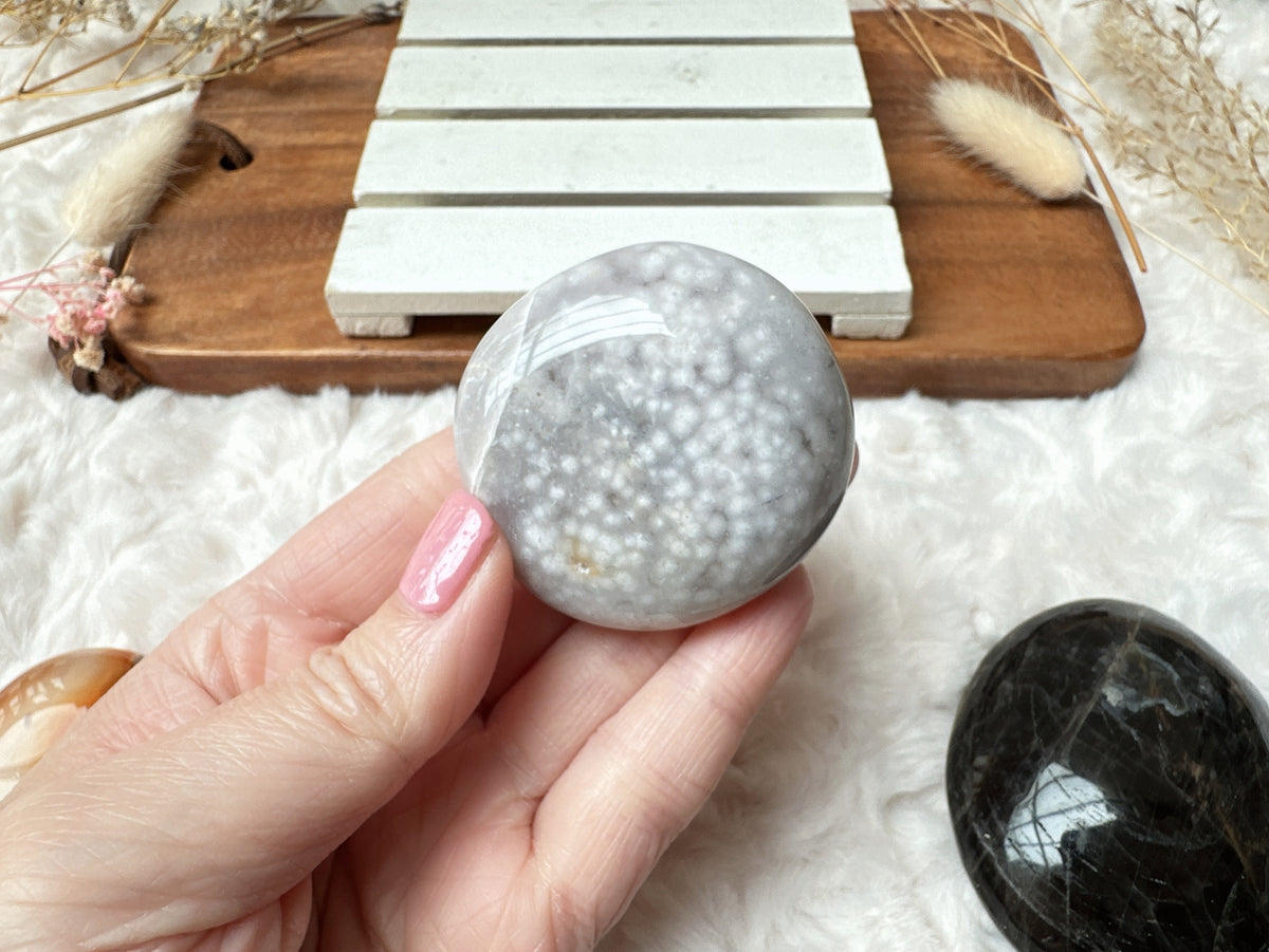 Set of 3 Crystal Palm Stones Bundle (Imperfect)