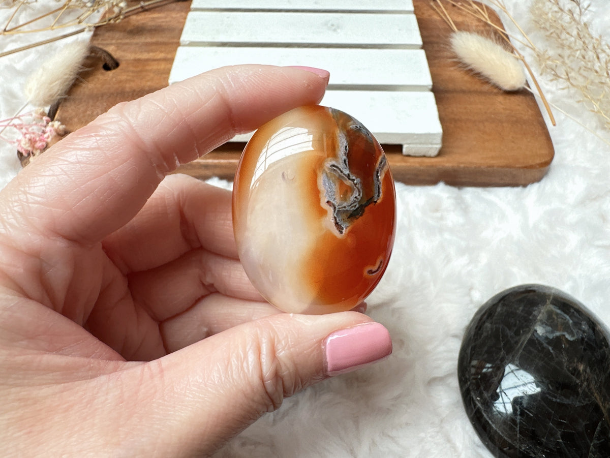 Set of 3 Crystal Palm Stones Bundle (Imperfect)