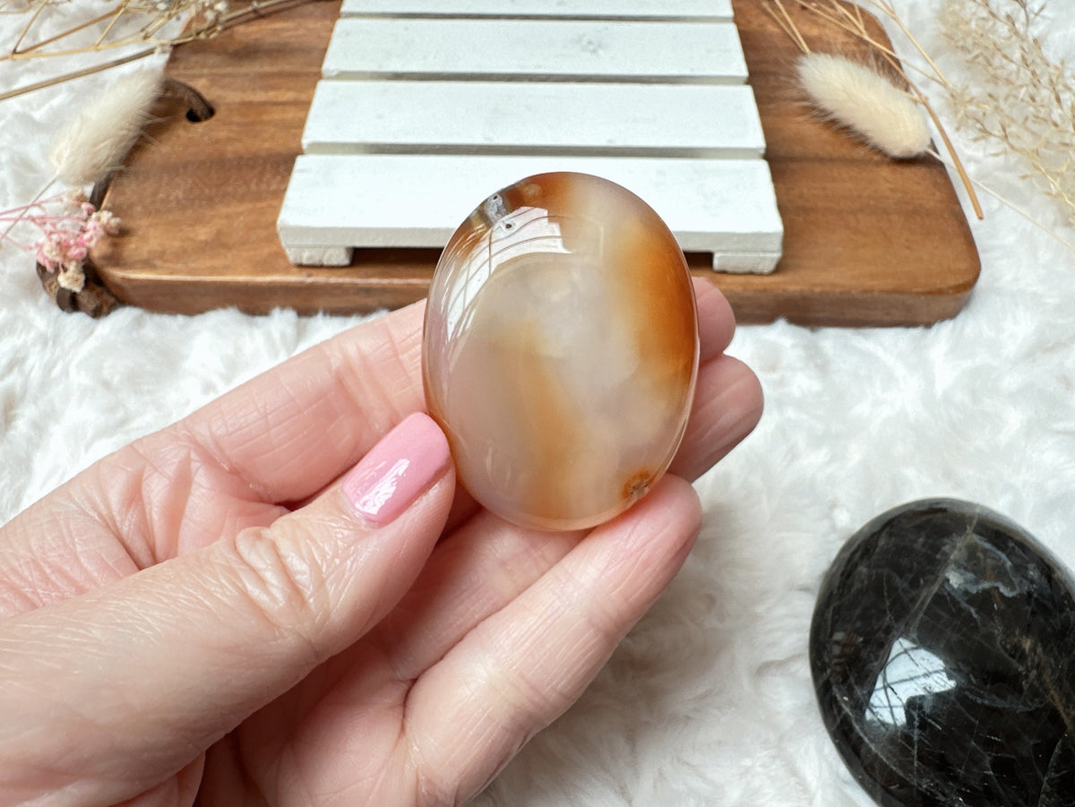 Set of 3 Crystal Palm Stones Bundle (Imperfect)