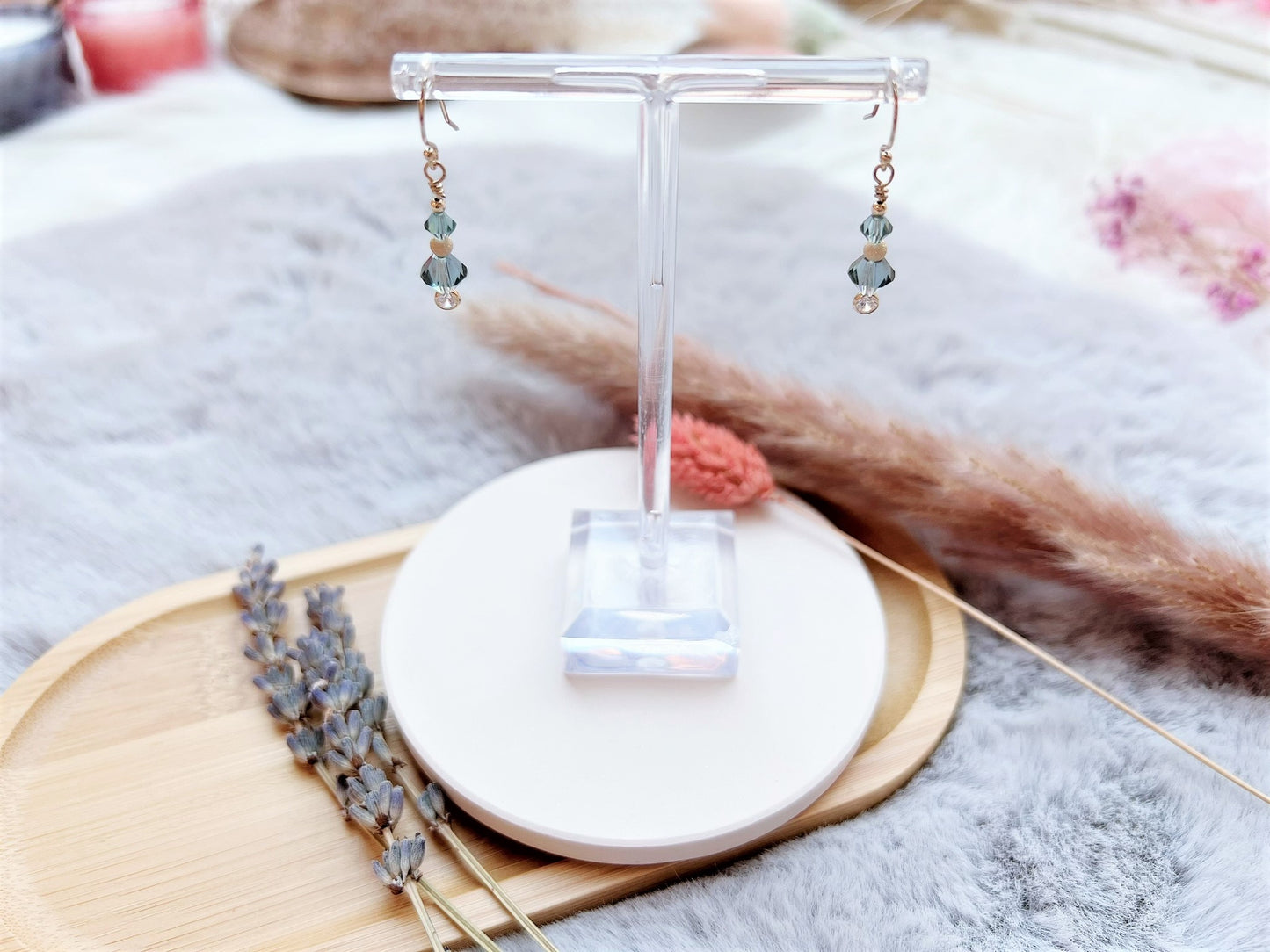 Crystal Earrings with Cubic Zirconia