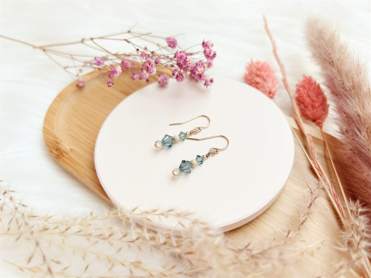 Crystal Earrings with Cubic Zirconia