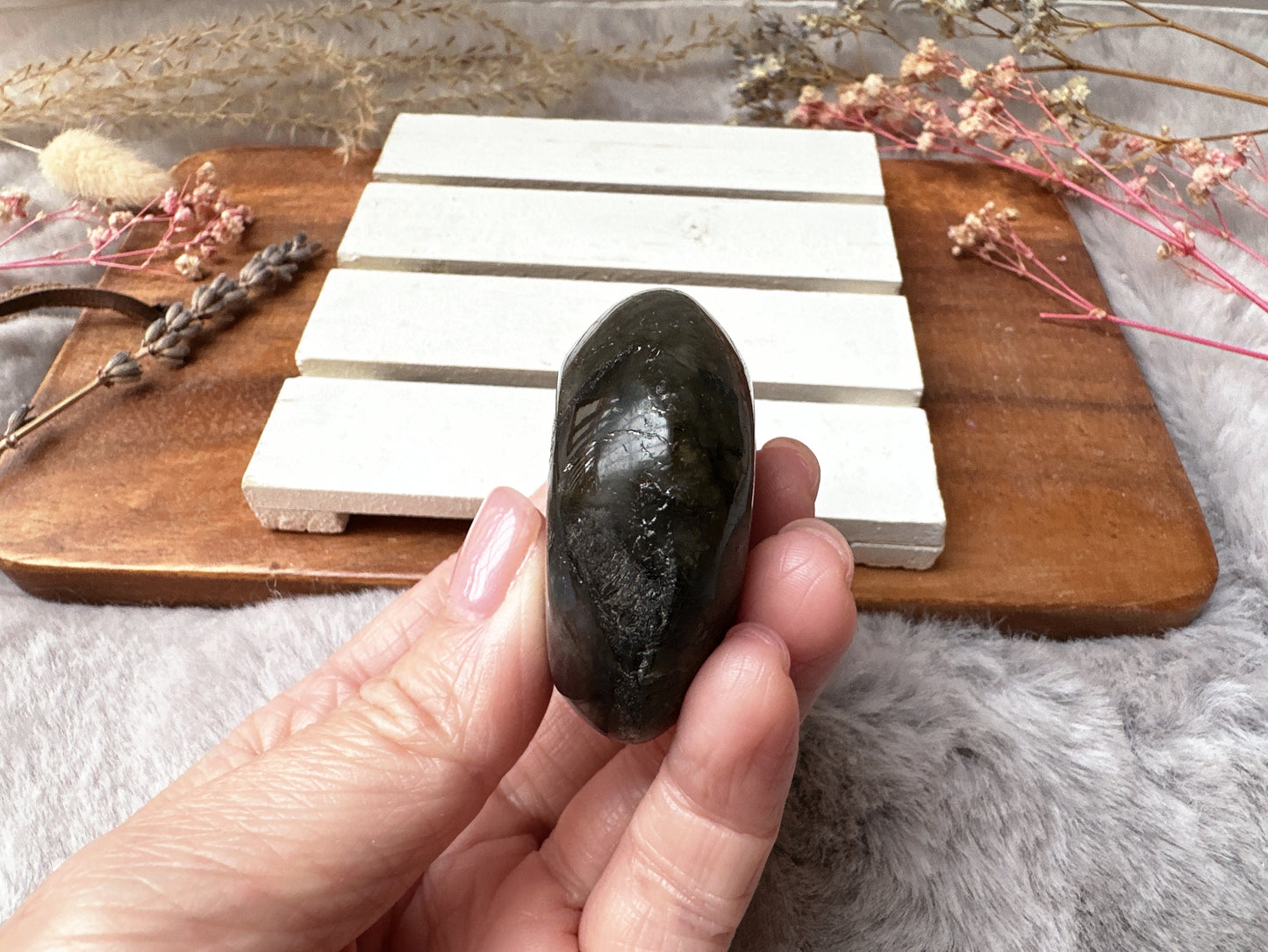 Labradorite Palm Stone