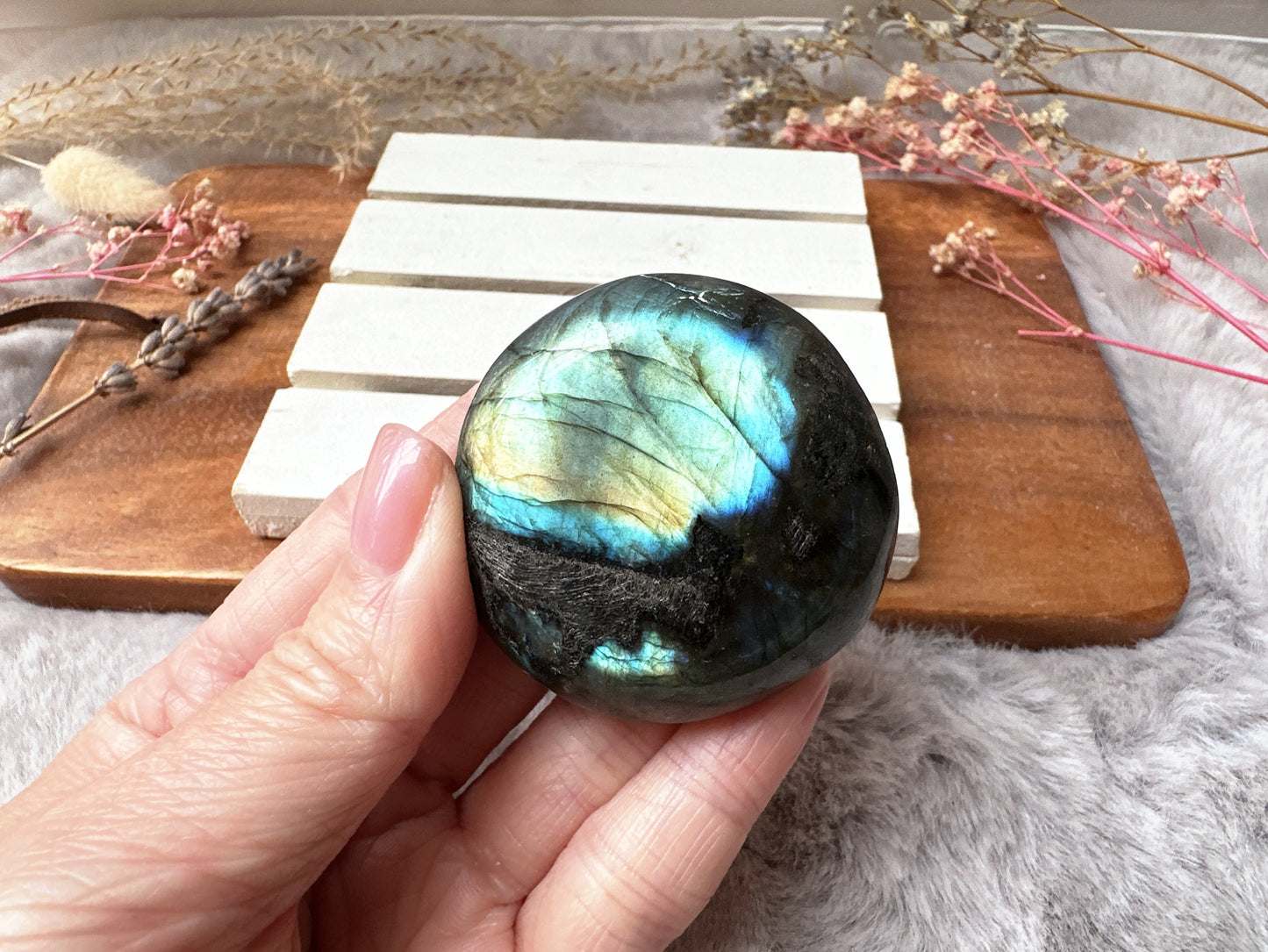 Labradorite Palm Stone