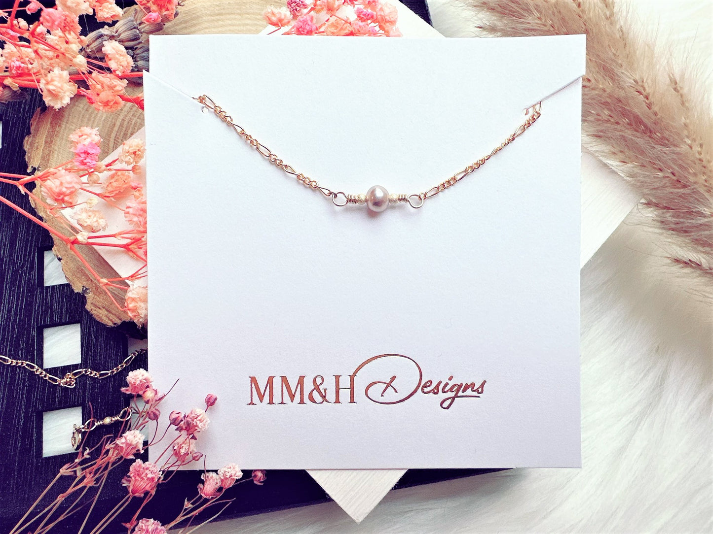 Delicate Lavender Freshwater Pearl Necklace