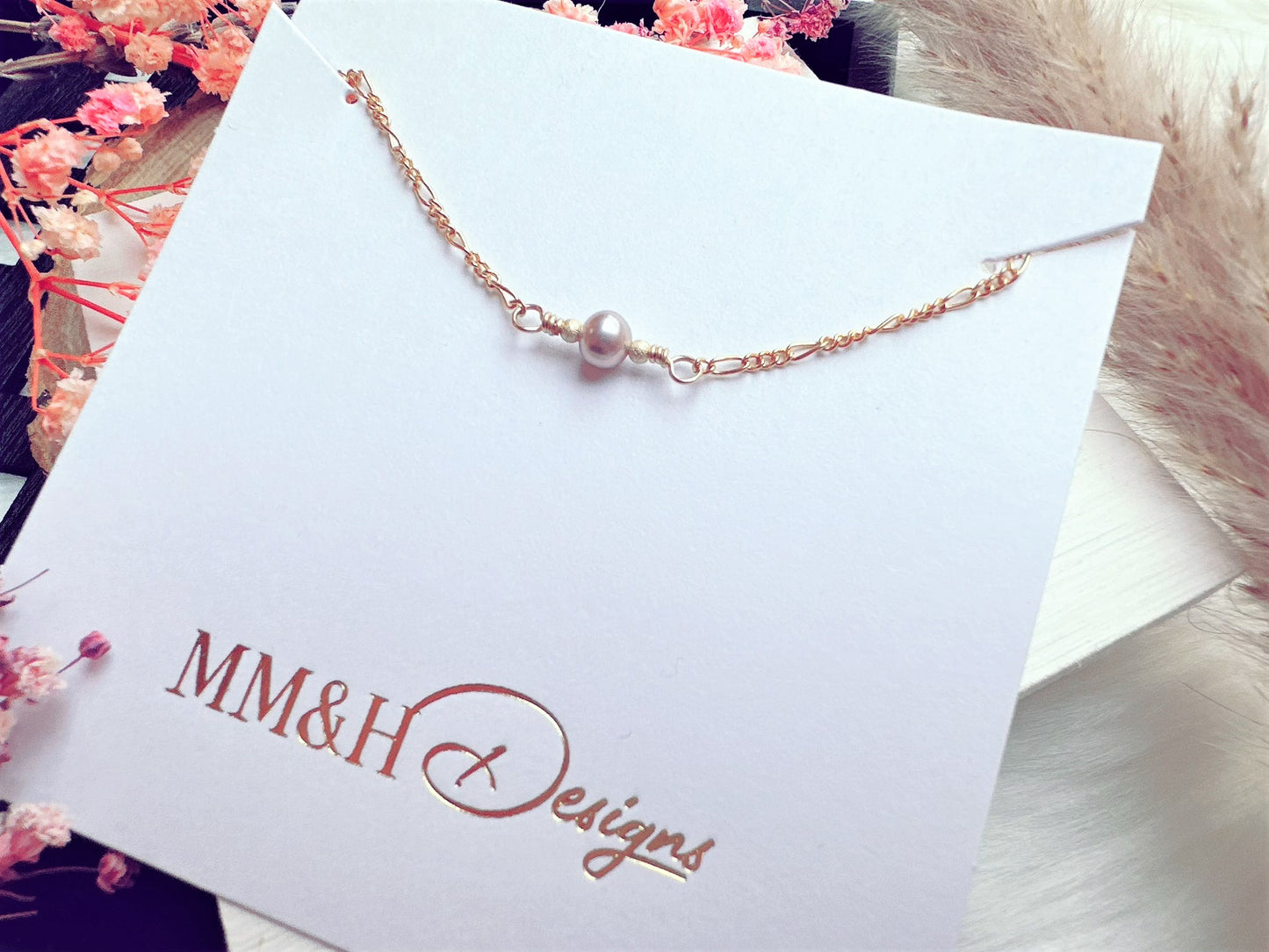 Delicate Lavender Freshwater Pearl Necklace