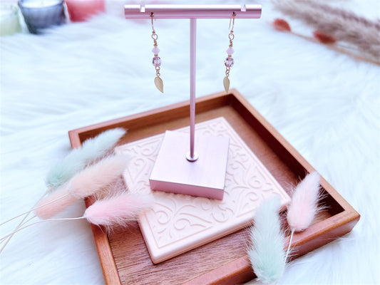 Leaf Charm Earrings
