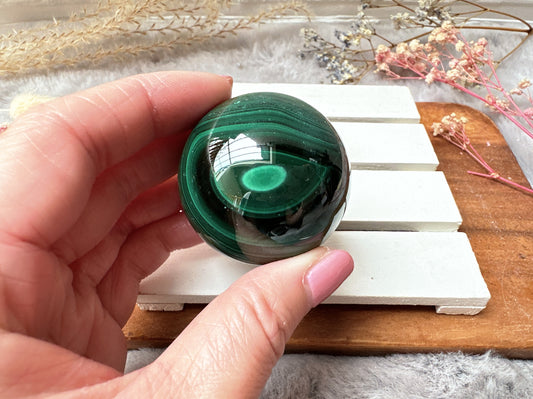 Small Malachite Sphere