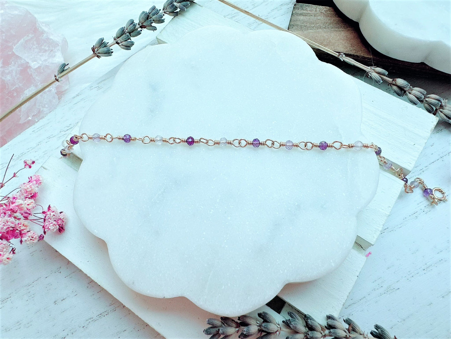 Mini Amethyst Bracelet