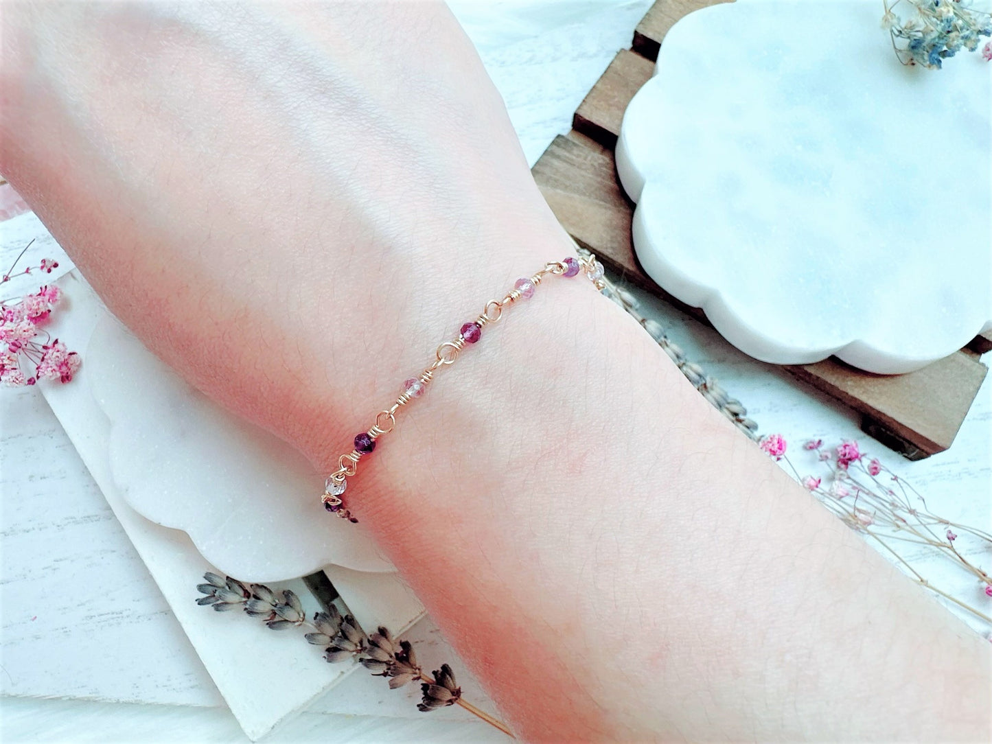 Mini Amethyst Bracelet