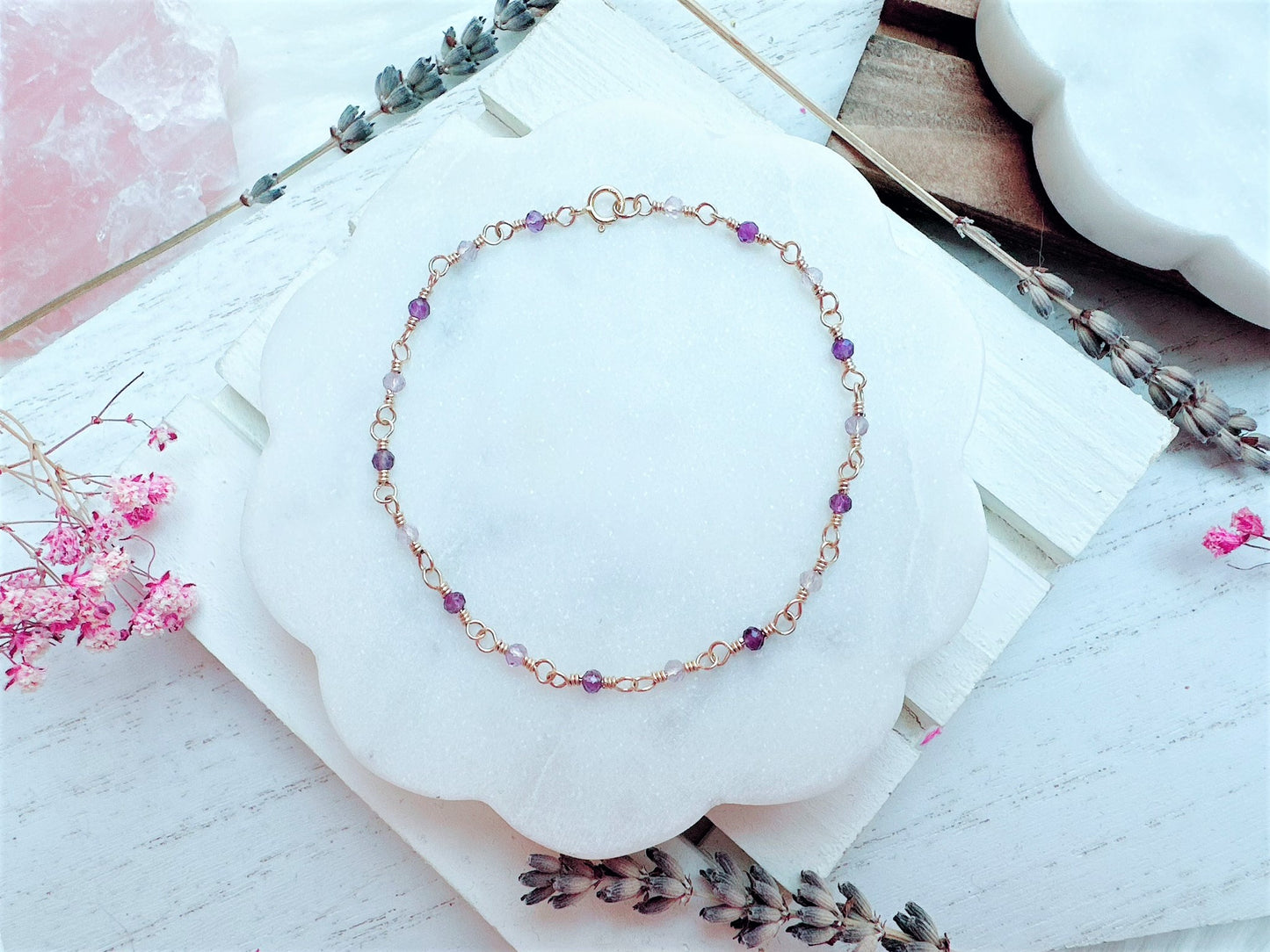 Mini Amethyst Bracelet
