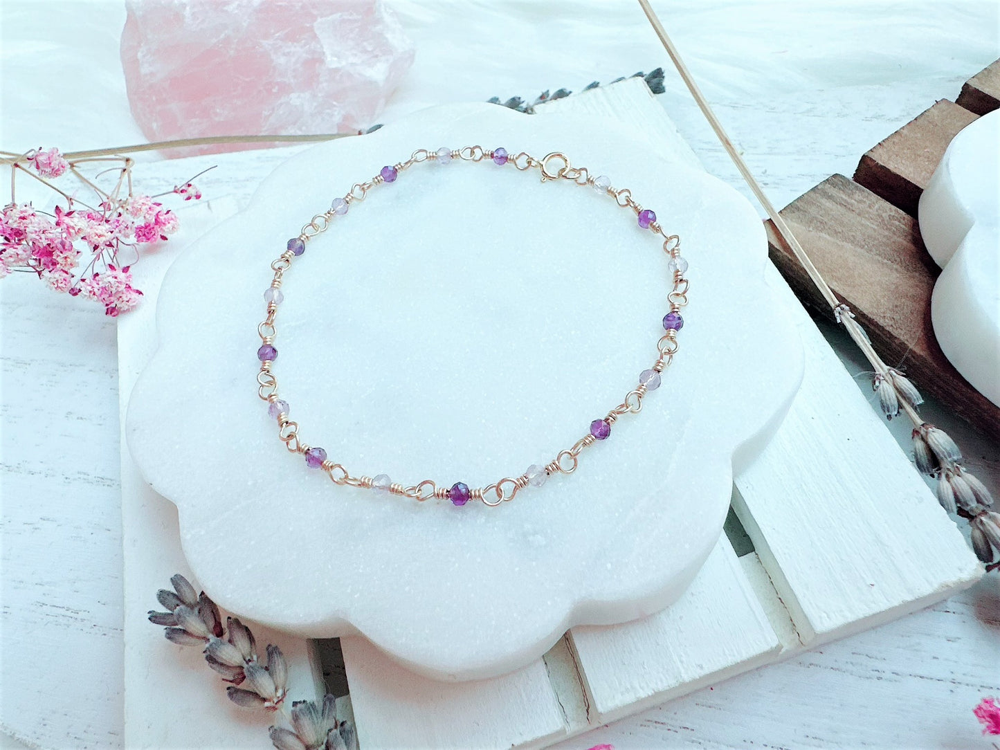 Mini Amethyst Bracelet