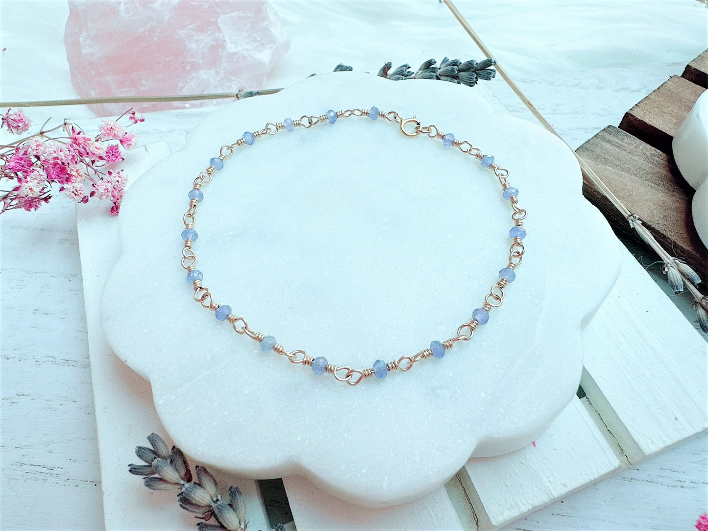 Mini Tanzanite Bracelet