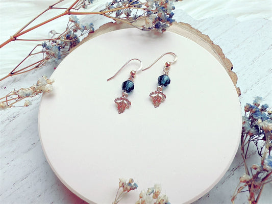 Leaf Charm Earrings