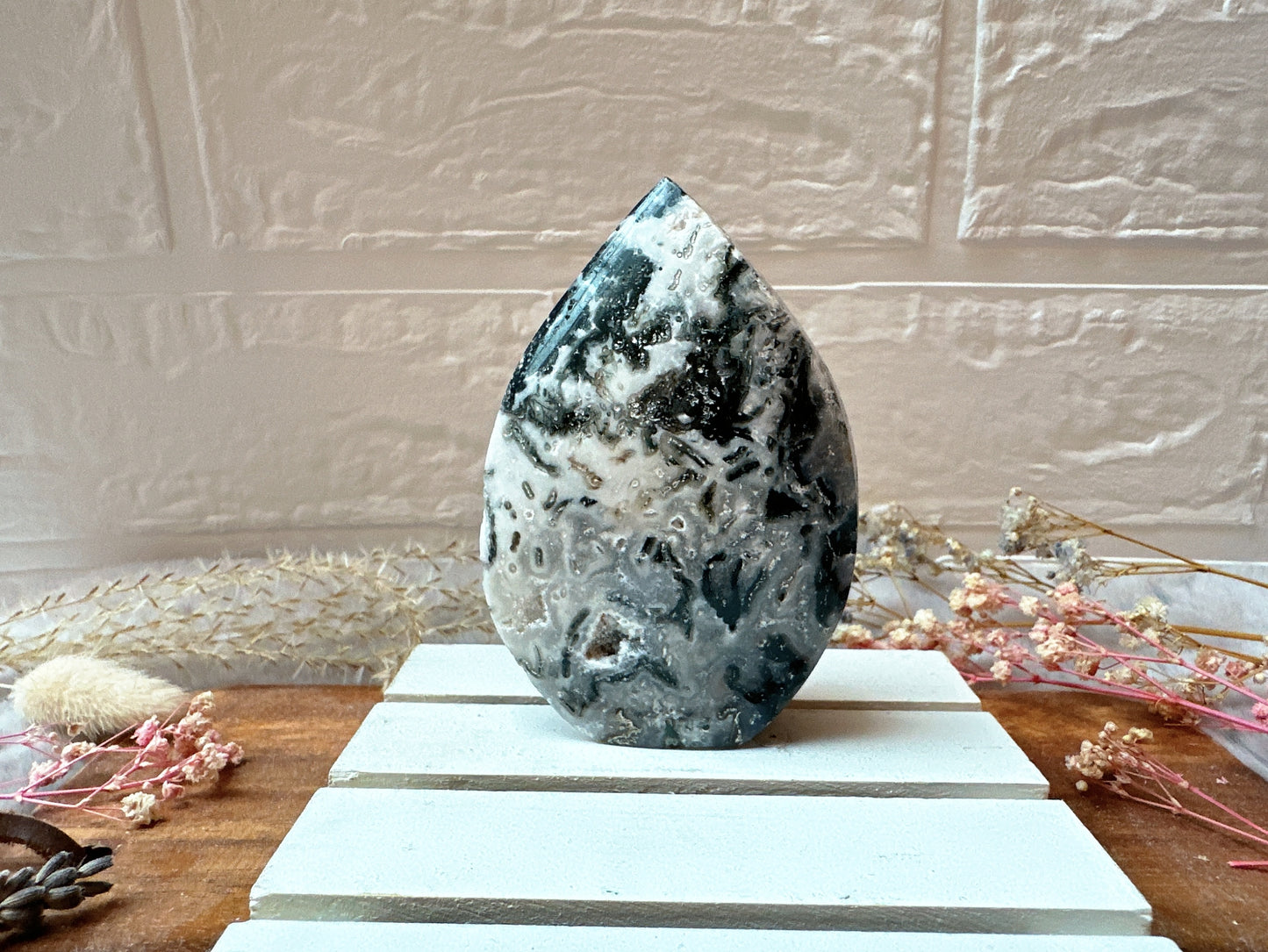 Moss Agate Flame
