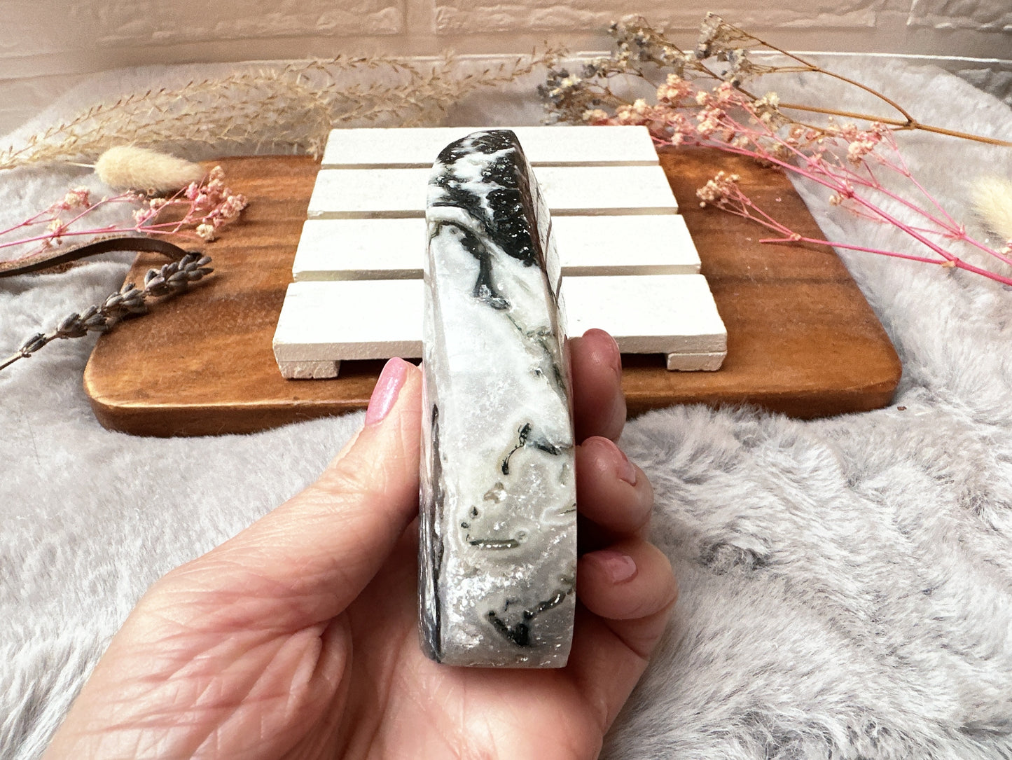 Moss Agate Flame
