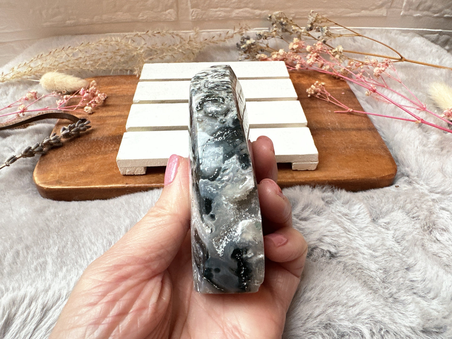 Moss Agate Flame