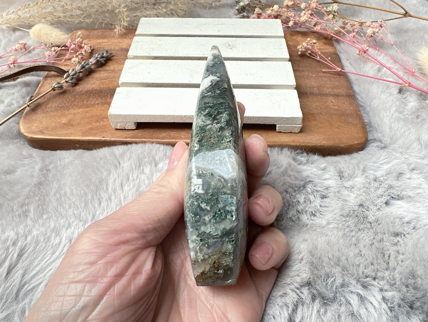Moss Agate Flame