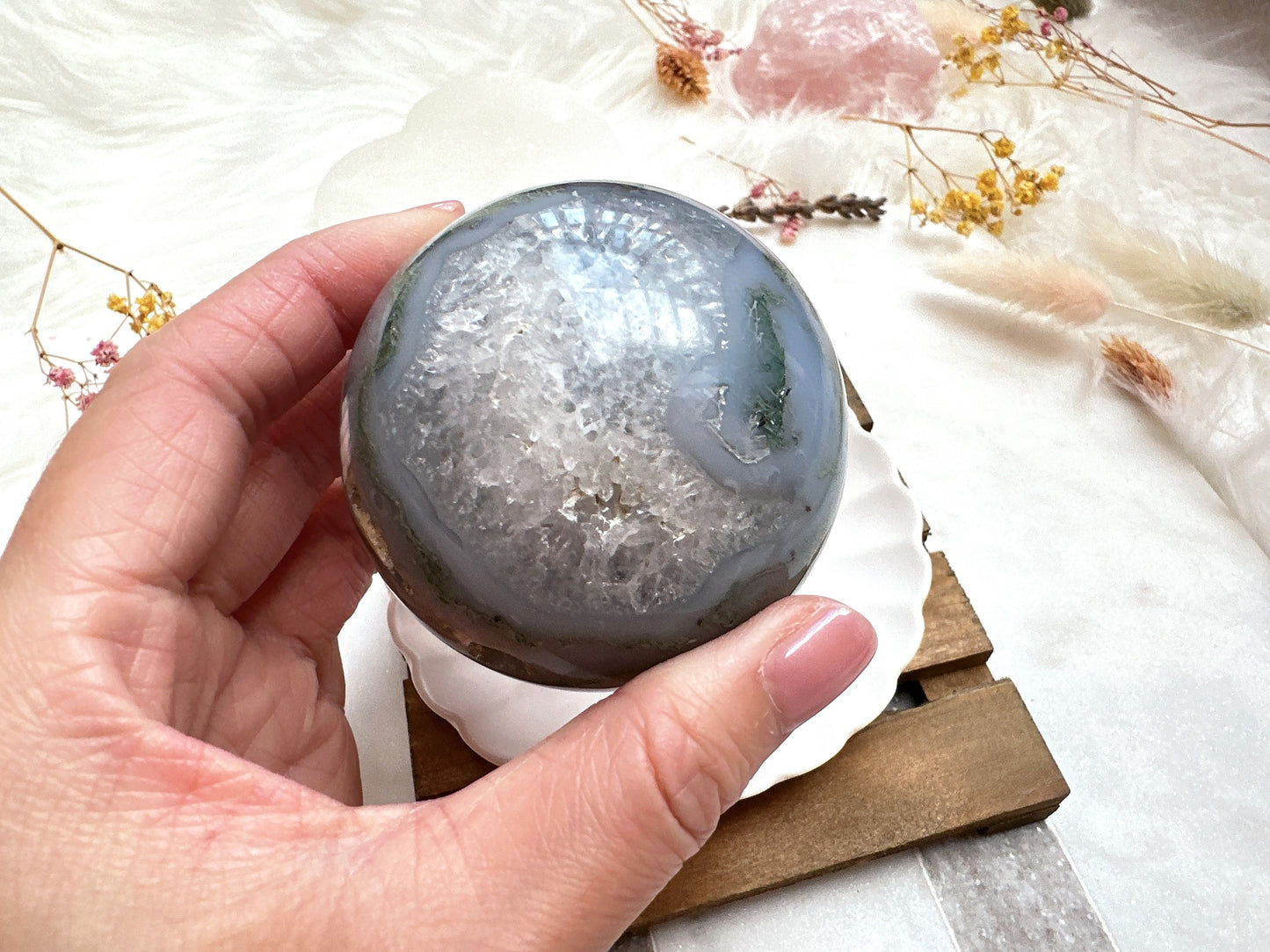Moss Agate Sphere