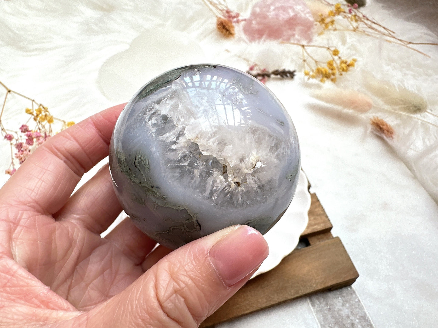 Moss Agate Sphere