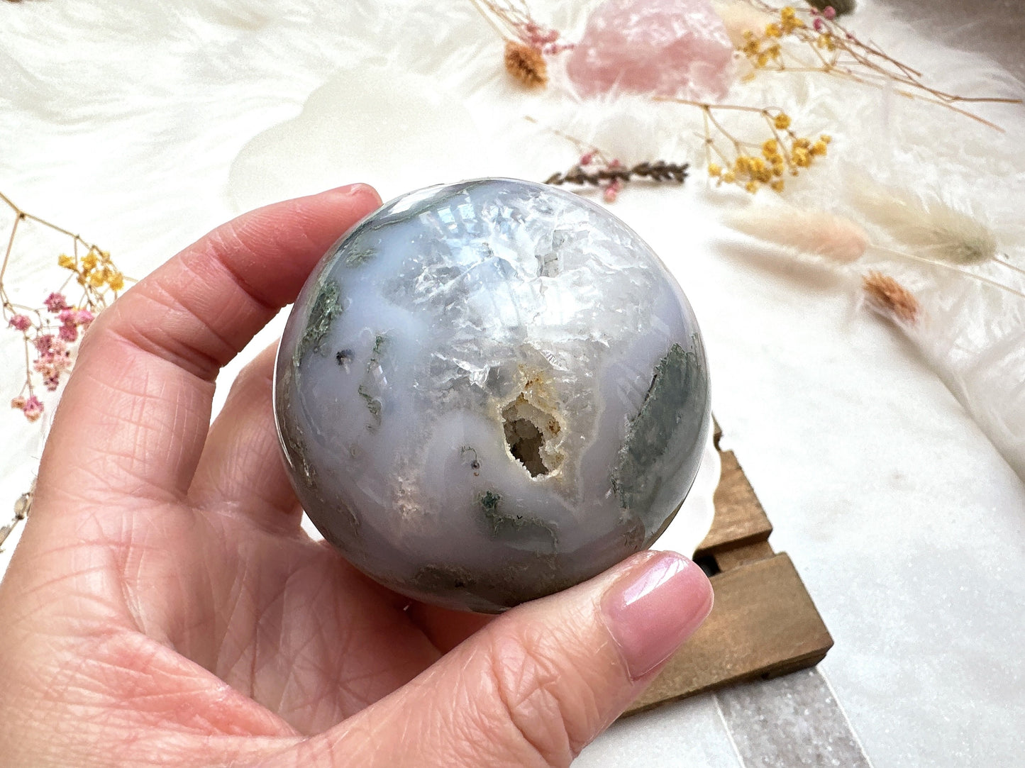 Moss Agate Sphere