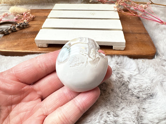 Small Ocean Jasper Palm Stone