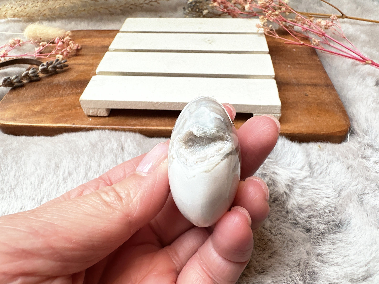 Small Ocean Jasper Palm Stone
