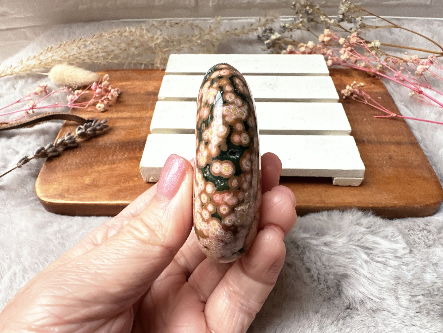 Ocean Jasper Palm Stone